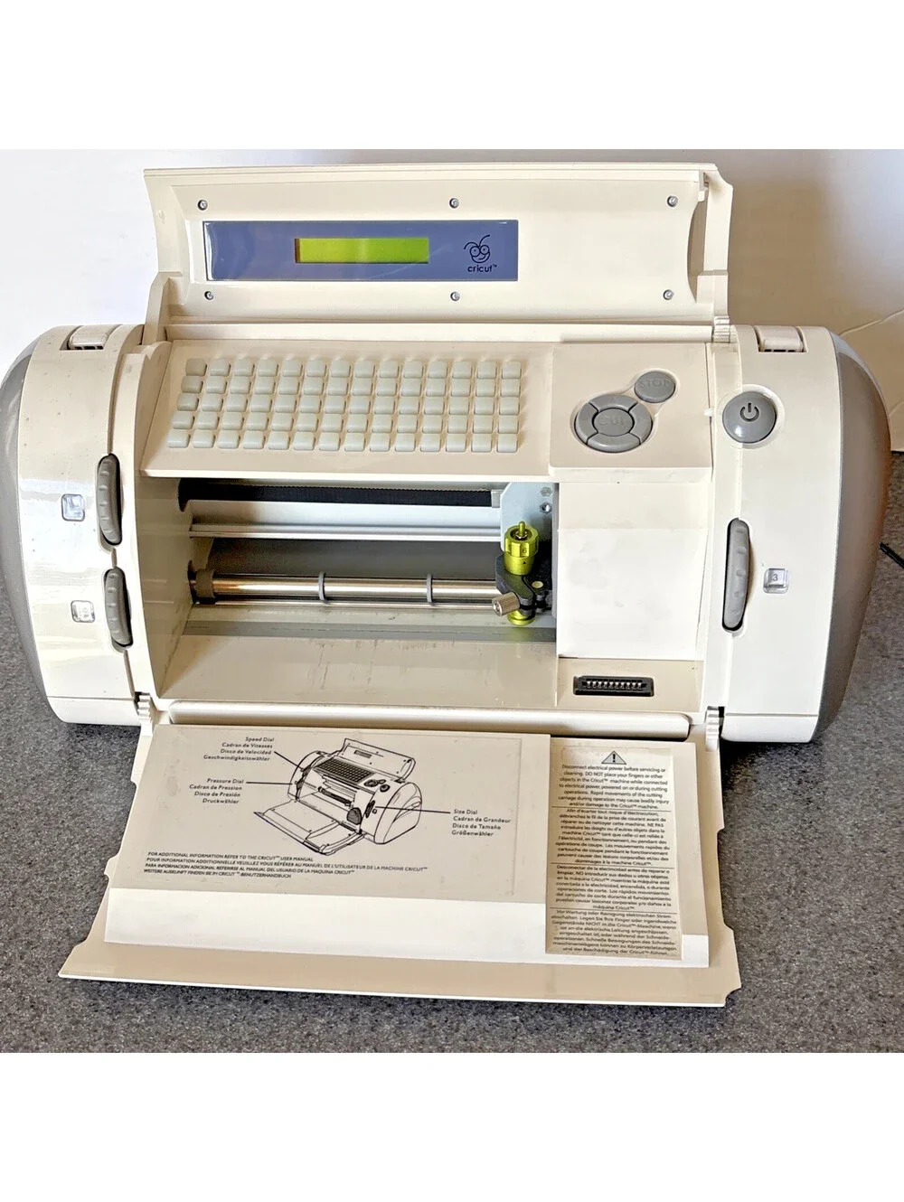 Cricut CRV001 Personal Electronic Cutter Tested - POWER CORD & CUTTER ONLY